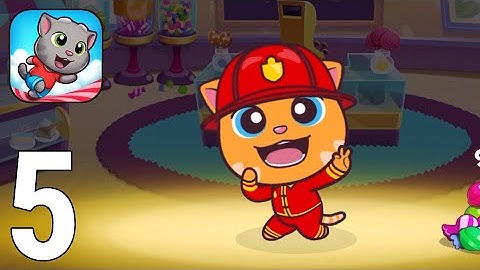 Talking Tom Candy Run Gameplay Walkthrough Part 5 - Fireman Ginger [iOS/Android Games]