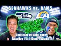 Seahawks vs. Rams Wildcard Playoffs - Live Fan Reaction with Play-by-Play