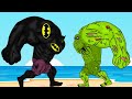 Evolution Of BATMAN HULK Vs Evolution Of SPIDER ZOMBIE : Who Is The King Of Monsters?