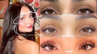 my ultimate routine to LONG LASTING CURLED LASHES (two step routine for your lashes to stay ALL DAY)