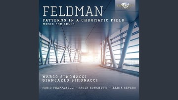 Patterns in a Chromatic Field for Cello and Piano: Page 30, Stave 1, Measure 1