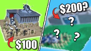 I Built Two Classic LEGO Star Wars CLONE BASES! With $100 And $200??