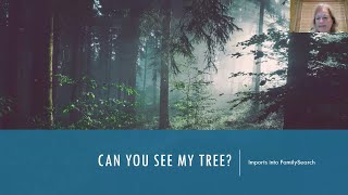 Can You See My Tree? (Imports into FamilySearch) (for Latter-day Saints) - Carol Hill (30 Apr 2023)