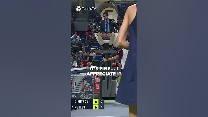 Incredible SPORTSMANSHIP In Rublev vs Dimitrov 🥹