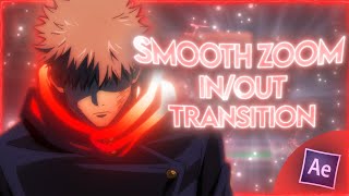 SMOOTH Zoom In/Out Transition After Effects Tutorial   FREE Project File | Shxck