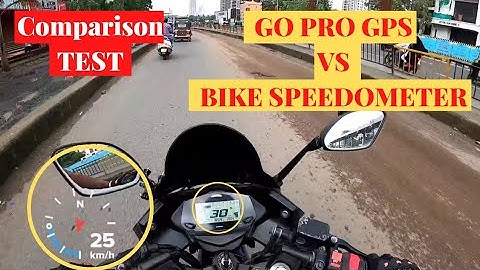 Testing the GoPro GPS Data Speedometer Overlay vs. Motorcycle