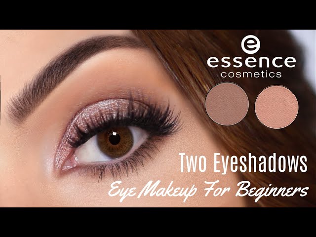 Beginners Eye Makeup Tutorial Using One Matte and One Metallic