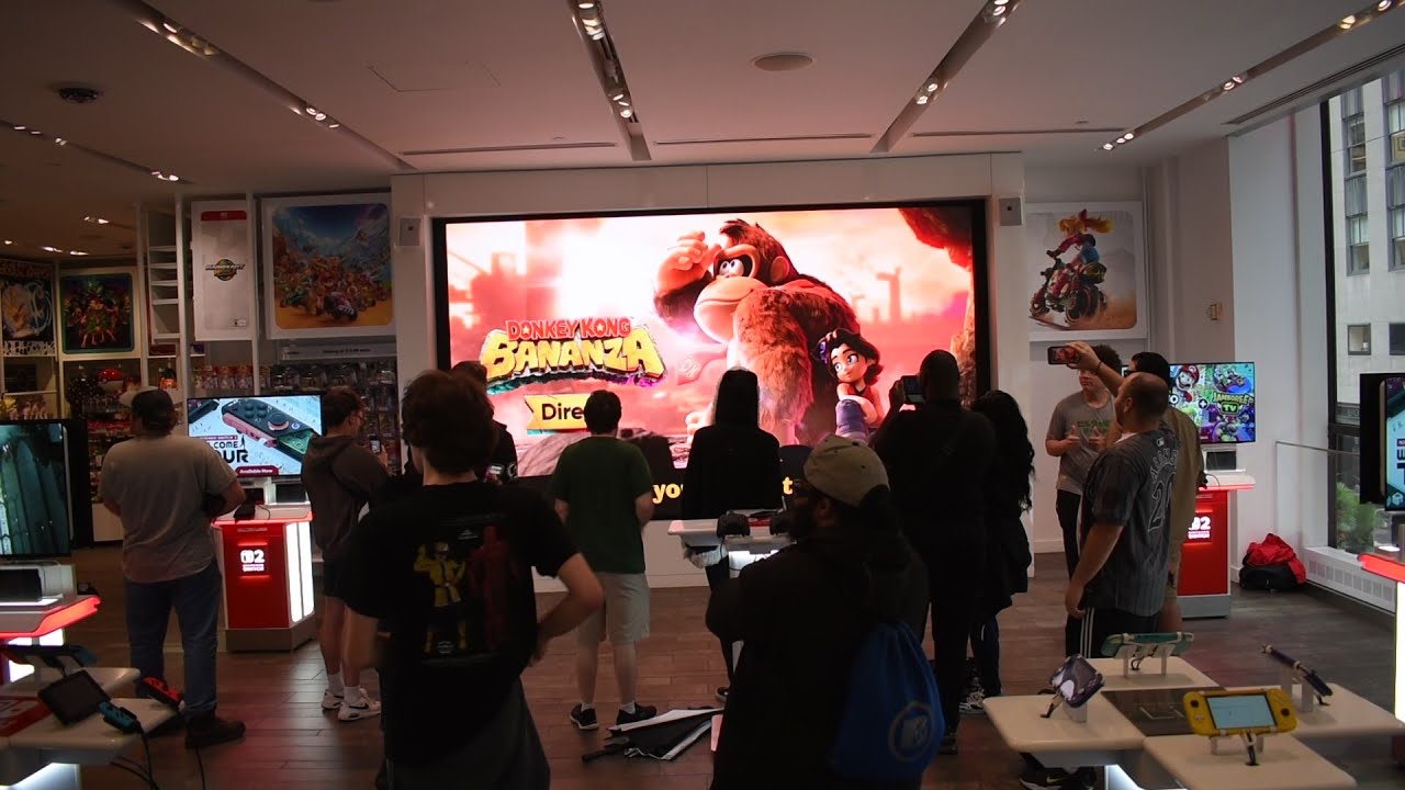 Donkey Kong Bananza Direct 6.18.2025 Live Reactions at Nintendo NY