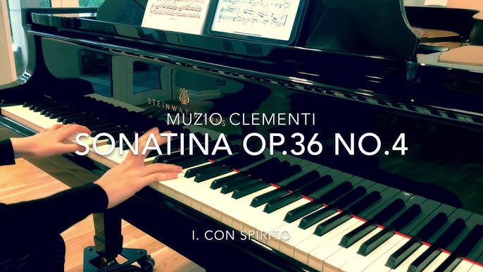 Image Nhạc sĩ Thụy Kha image beautiful image beautiful - Clementi Sonatina Op.36 No.4 First Movement I. Con Spirito - YouTube