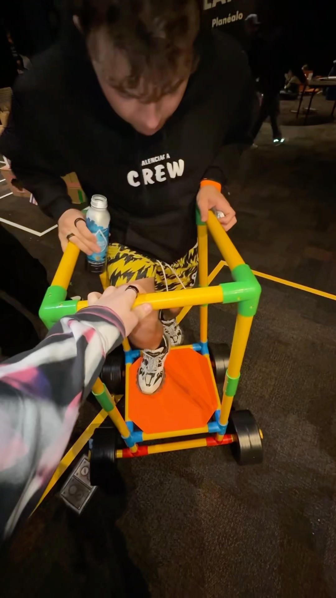 He broke my chair ??
