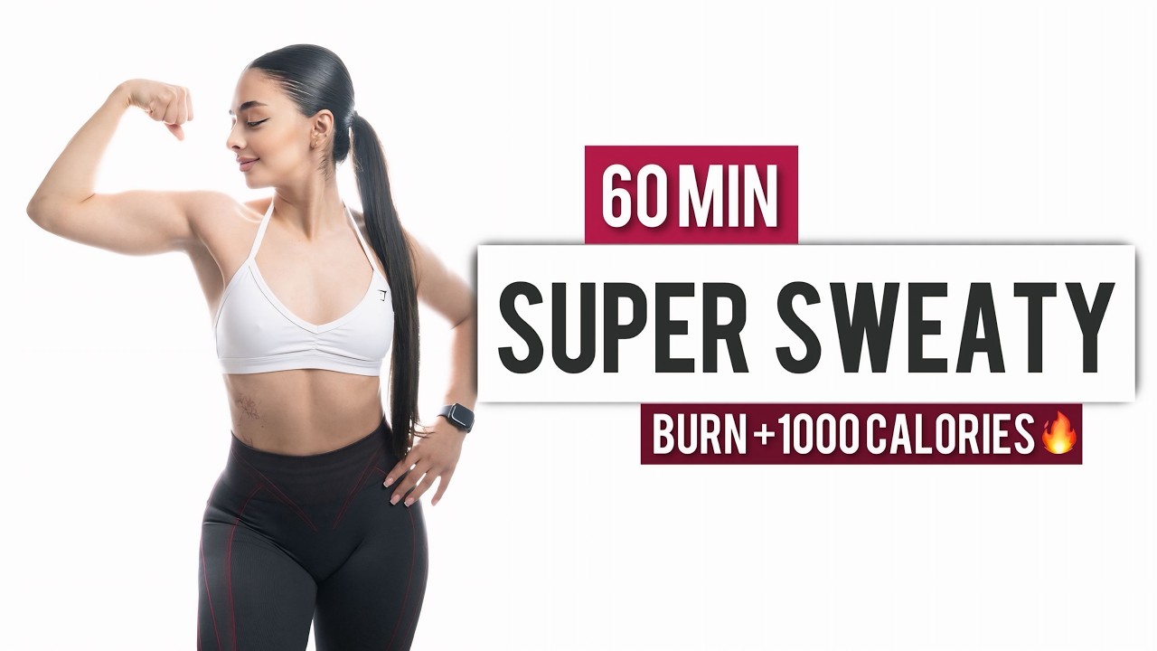 60 MIN SUPER SWEATY HIIT WORKOUT 🔥 | High Calorie Burn | No Equipment