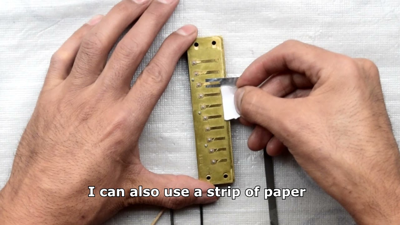 How to Tune a Harmonica full explanation Draw and Blow Reeds CÓMO