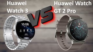 Huawei Watch 3 VS Huawei Watch GT 2 Pro - Smartwatch Comparison