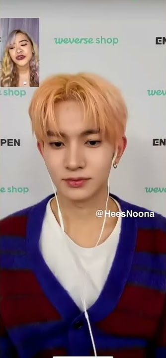 Heeseung singing eyes,nose, lips by taeyang