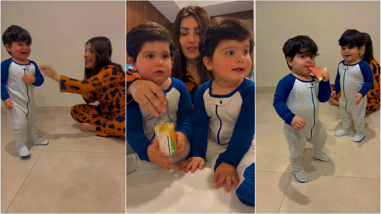 لعب التوأم قبل النوم😴 عصام ونور