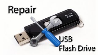 Repair your USB flash drive without any software