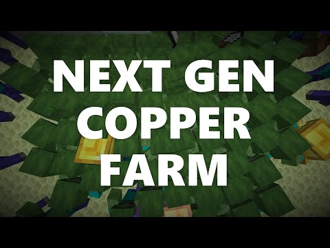 Minecraft Elegance: Next Generation Copper Farm (Java 1.17-1.19)