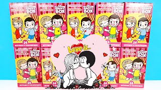 LOVE IS... СЮРПРИЗЫ HAPPY BOX 2021! Игрушки к Дню Святого Валентина Surprise toys unboxing