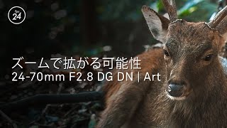 fps24 × SIGMA　ズームで拡がる可能性　24-70mm F2.8 DG DN | Art