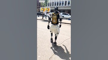 Robot is going to school 🤣 #youtubeshorts #robotics #robot