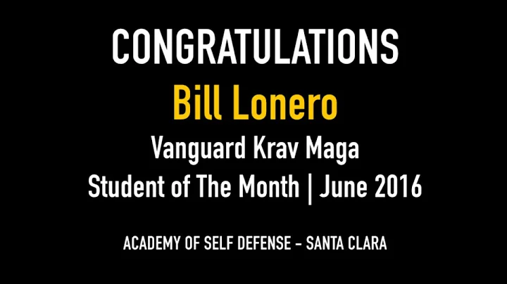 2016-06 VKM Student of the Month: Bill Lonero