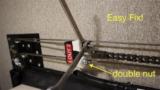 RV SlideOut Cables coming loose on your BAL AccuSlide? The Double Nut FIX