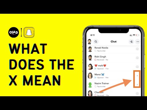 What Does The X Mean On Snapchat 2023