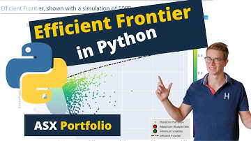 Efficient Frontier in Python p.4