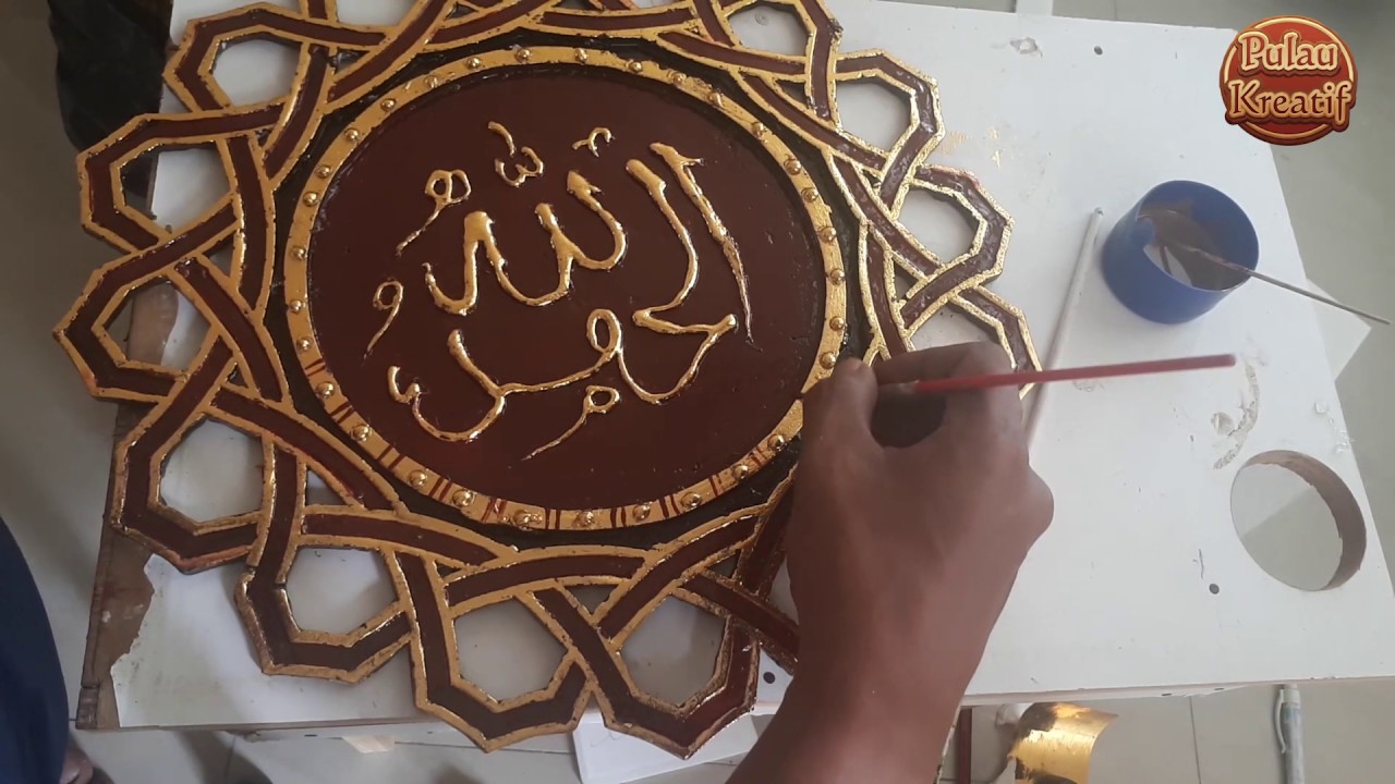 Proses Pembuatan Kaligrafi Timbul Dari Semen Cor By Toto Ngalam Proses Pembuatan Kaligrafi Timbul Dari Semen Cor By Toto Ngalam