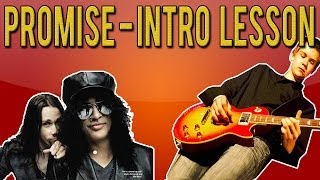 Slash - Promise Intro Guitar Lesson (With Tabs)