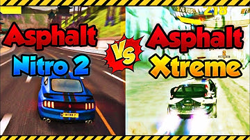 🔥Asphalt Nitro 2 VS Asphalt Xtreme Perfect Comparison