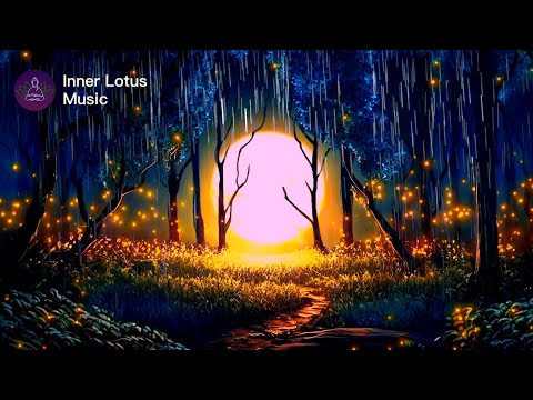 Fall Asleep In SELF LOVE | 528Hz Alpha Waves Sleep Music & Rain | Stress Relief & Healing Frequency