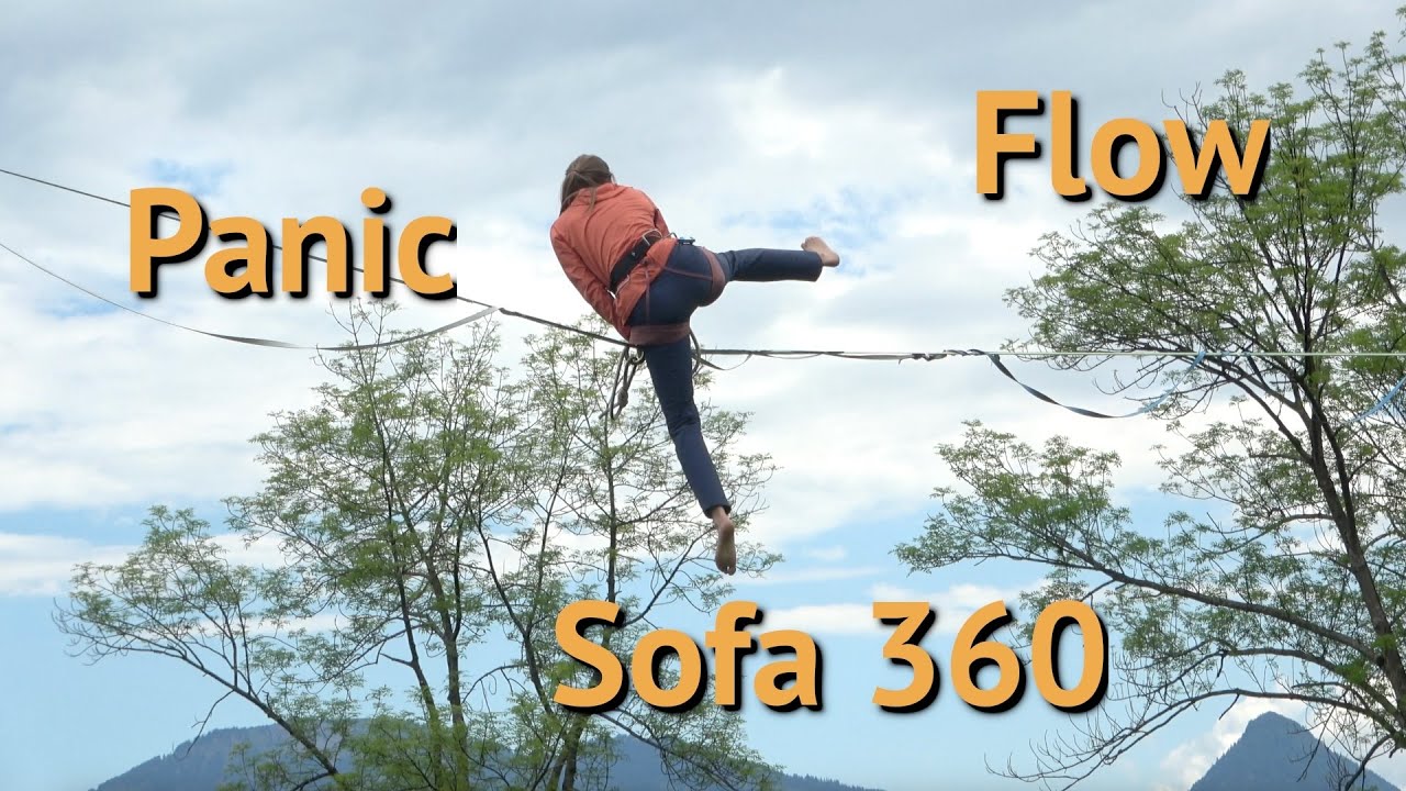 Easy Highline Freestyle Spins: Sofa 360, Panic, Flow