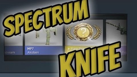CS:GO BOWIE KNIFE RUBY UNBOXING! BEST SPECTRUM CASE OPENING SO FAR!