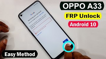 OPPO A33 FRP BYPASS | OPPO A33 (CPH 2137) GOOGLE ACCOUNT UNLOCK | OPPO A33 FRP BYPASS WITHOUT PC |