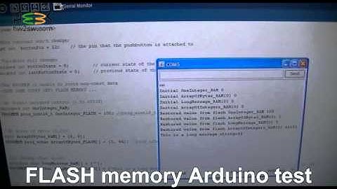 FLASH Arduino test