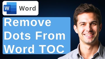 How To Remove Dots From A Table Of Contents In Microsoft Word [2025 Guide]