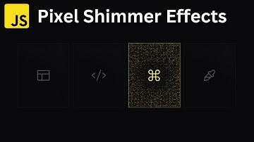 Add Interactive Shimmering Pixel Effects To Web Elements | Pixel Canvas Web Component