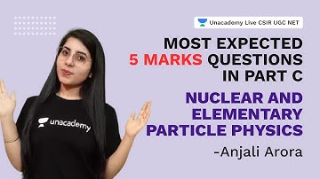Most Expected 5 Marks Questions in Part C| Nuclear And Elementary Particle Physics| CSIR 2021| CSIR
