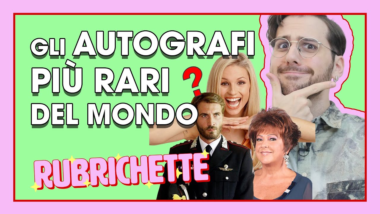 GLI AUTOGRAFI PIÙ RARI DEL MONDO! VI PRESENTO IN ESCLUSIVA LA MIA LINEA DI ACQUE! | RUBRICHETTE ✨#36
