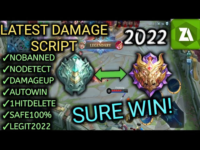 SCRIPT DAMAGE ON MOBILE LEGENDS/ DAMAGE INCREASE UP TO 999% NO BAN class=