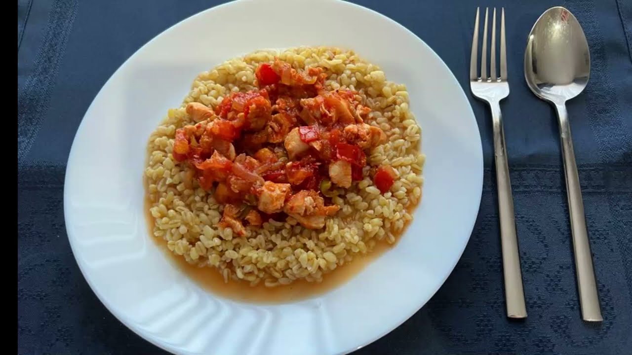 Hızlı, kolay ve pratik bir tavuk soteli bulgur pilav yemek tarifi