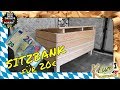 Sitzbank selber bauen für 20€  | Schnell gemacht | DIY Low Budget Projekt