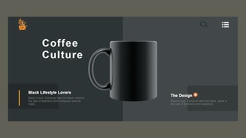 Coffee Landing Page Website Design Using HTML and CSS Step by Step in Hindi | Coffee Website Design