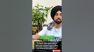 Raj Shamani Podcast  |  Ft. Diljit Dosanjh  |   Struggles #ytshorts #trending