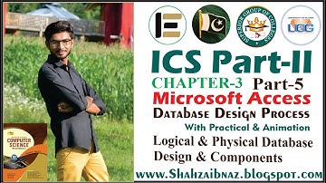 ICS Part 2 Chapter 3 Database Design Process Logical and Physical Database Design and Components
