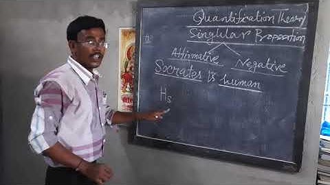 Quantification theory: part 1