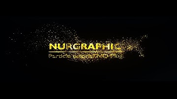 After Effects Tutorial : Particles Effects & Text Animation  no plugin