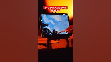 PROCREATE | FREE BRUSHES | WATERCOLOR | DIGITAL ART #procreate #digitalpainting #digitalart