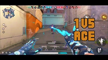 VALORANT MOBILE HYPER FRONT GAMEPLAY 1V5 ACE